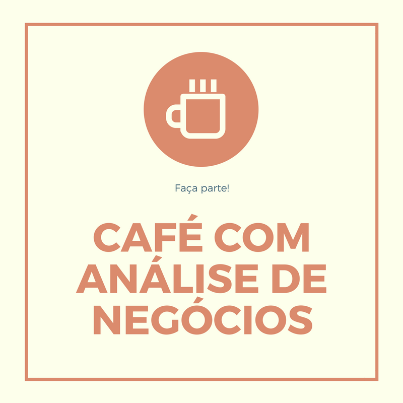 café com análise de negócios