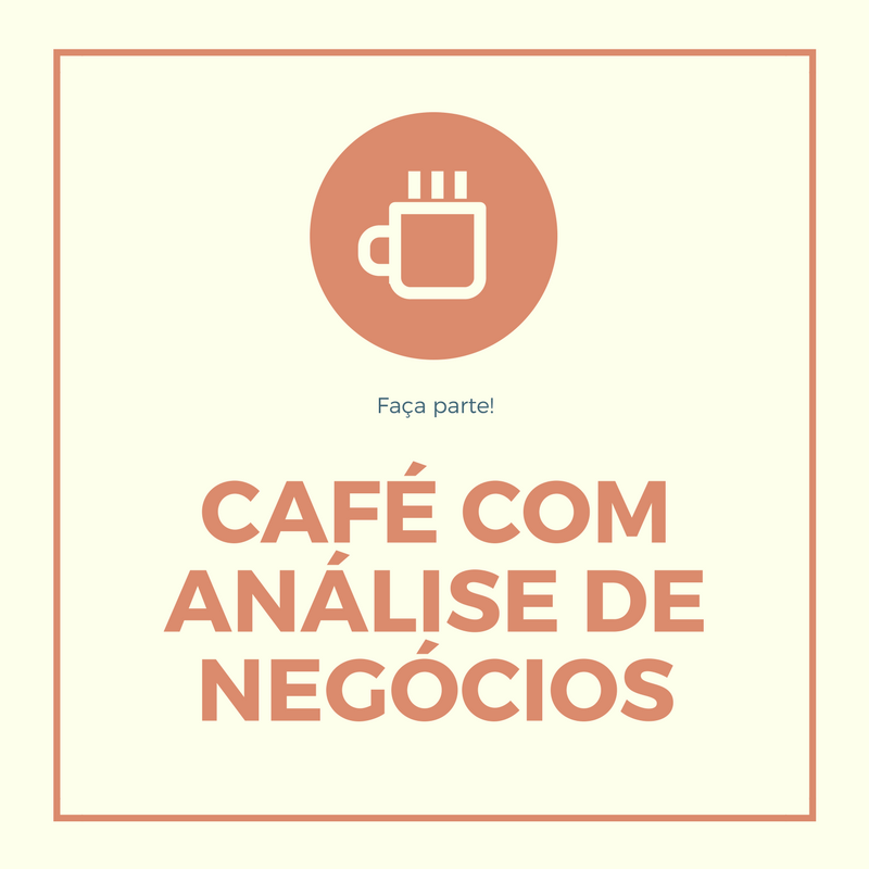 café com análise de negócios